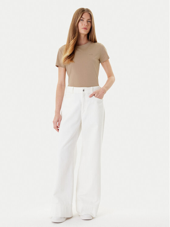 BOSS BOSS Футболка C_Esogo_1 50506973 Бежевий Slim Fit