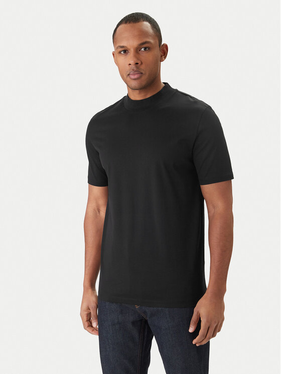 HUGO HUGO Camiseta Dimersom 50542968 Negro Slim Fit