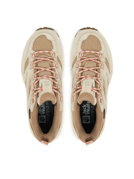 Jack Wolfskin Trekingová obuv Jack Wolfskin Vojo Tour Texapore Low A62069 Béžová