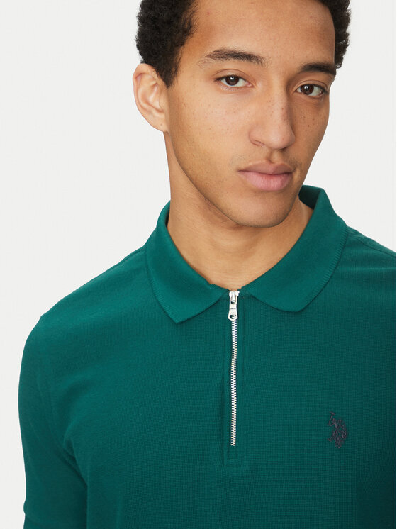 U.S. Polo Assn. U.S. Polo Assn. Поло MUP3335 Зелений Regular Fit