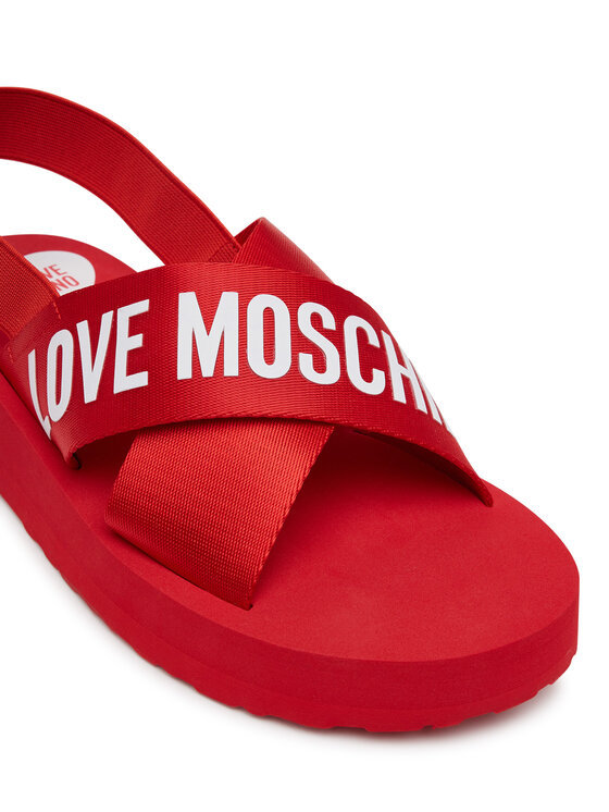 LOVE MOSCHINO Босоніжки LOVE MOSCHINO JA16214G0MIX5500 Червоний