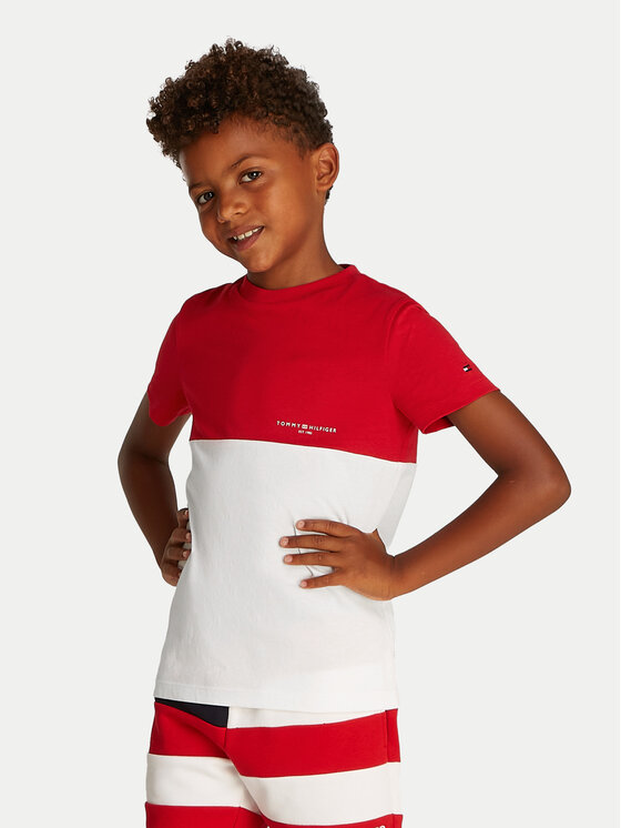 Tommy Hilfiger Tommy Hilfiger T-shirt KB0KB09617 Crvena Regular Fit