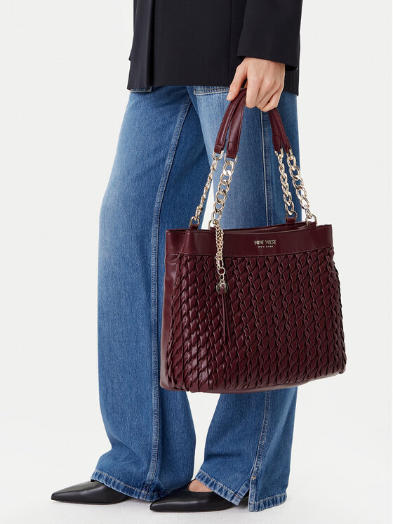 Nine West Τσάντα Nine West CEO-DAKOTA-II-LDA8007 Μπορντό
