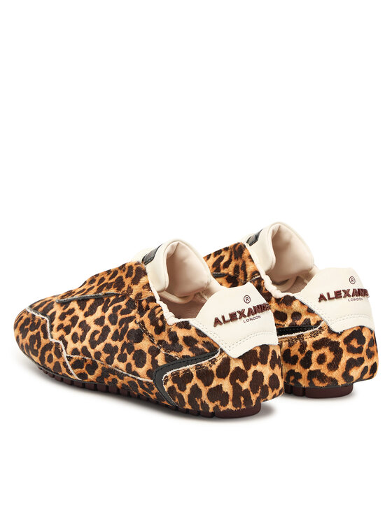 Alexander Smith Sneakersy Alexander Smith River Woman Pony Leopard ALBERSW-9565 MAC Hnedá