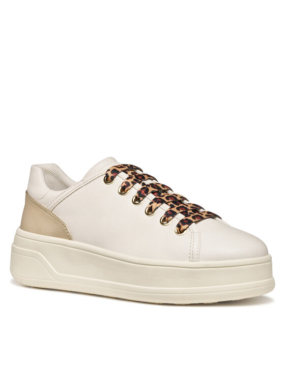 Geox Sneakersy Geox D Spherica Ecub-2 D56WVD 0BCBN C1327 Biały