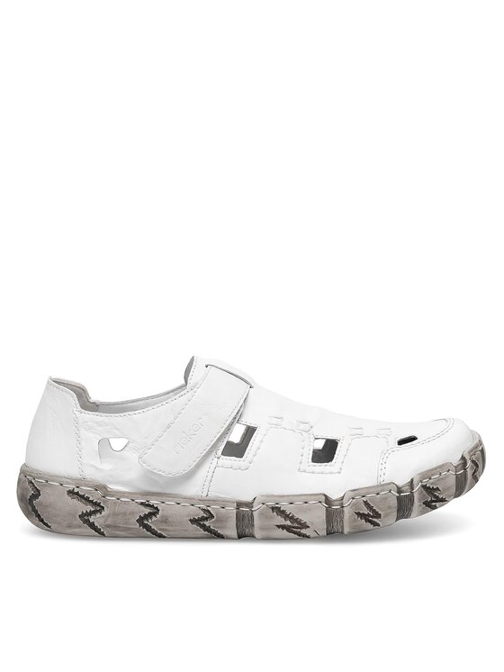 Rieker Polobotky Rieker L0362-80 Bílá