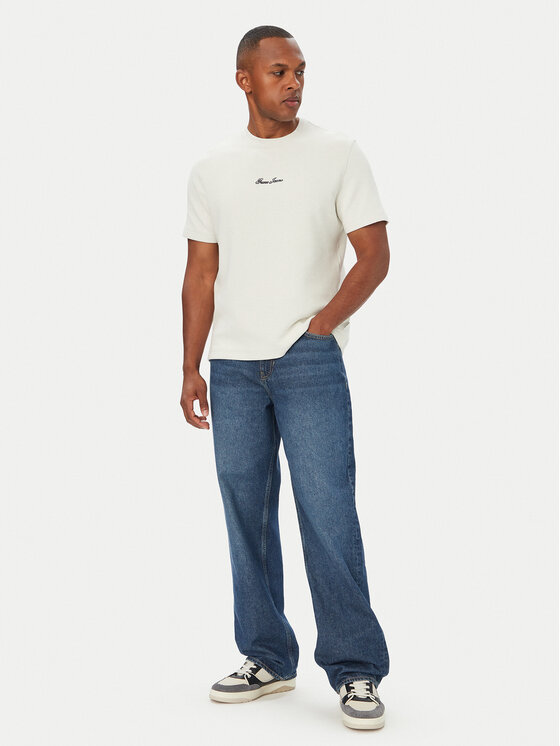 Guess Jeans Guess Jeans Camiseta M6YP09 K4177 Crema Regular Fit