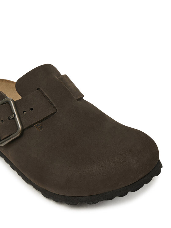 Birkenstock Klapki Birkenstock Boston Wire Buckle 1032762 Brązowy ciemny
