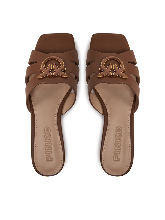 PINKO Šlepetės PINKO Marli 09 SD0313P003 Ruda