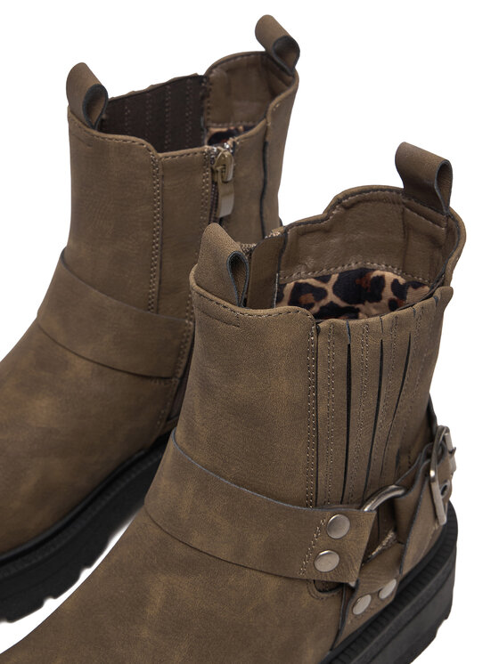 REPLAY Členková obuv REPLAY GWL68.000.C0007S Hnedá