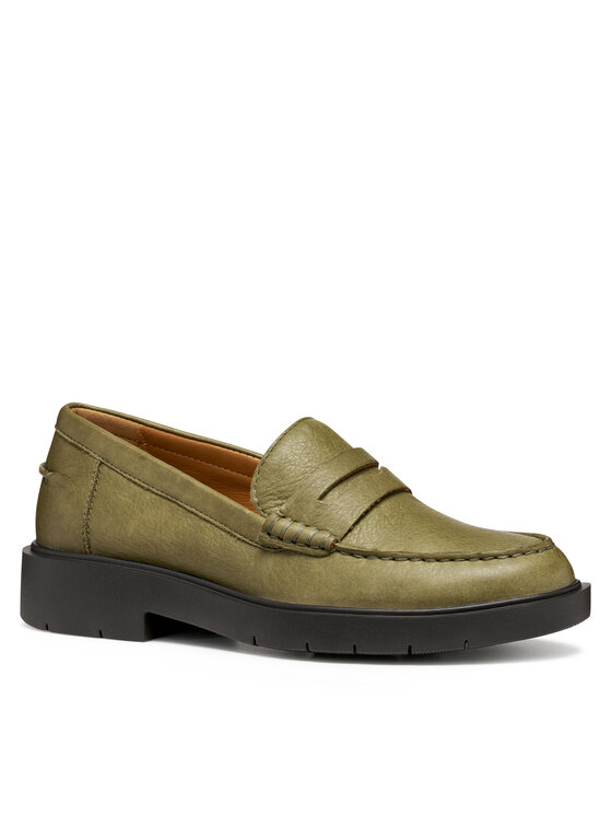 Geox Mokasíny Geox D Spherica Ec1 D25QRA 00085 C3704 Zelená