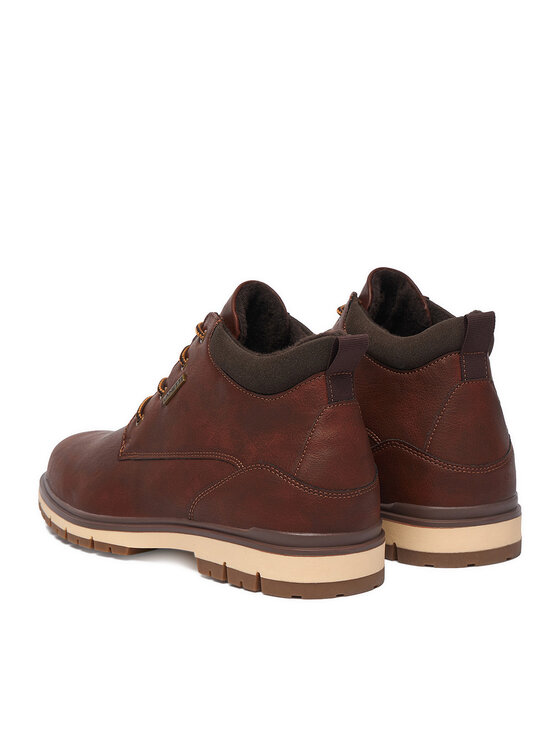 Lanetti Schnürschuhe Lanetti CEO-8468-2 MBS Braun