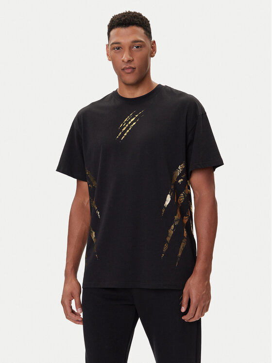 Plein Sport Plein Sport Футболка FAEC MTK8358 STE001N Чорний Loose Fit