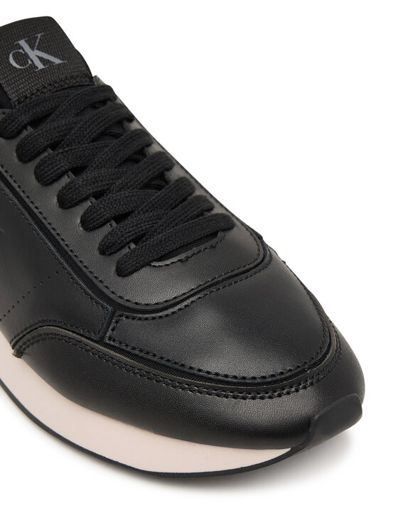 Calvin Klein Laisvalaikio batai Calvin Klein Retro Runner Sock Panl Lth Neo HW0HW03118 Juoda