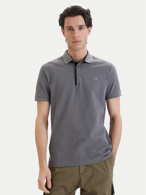 The North Face The North Face Pólóing PREMIUM SLIM Szürke Slim Fit