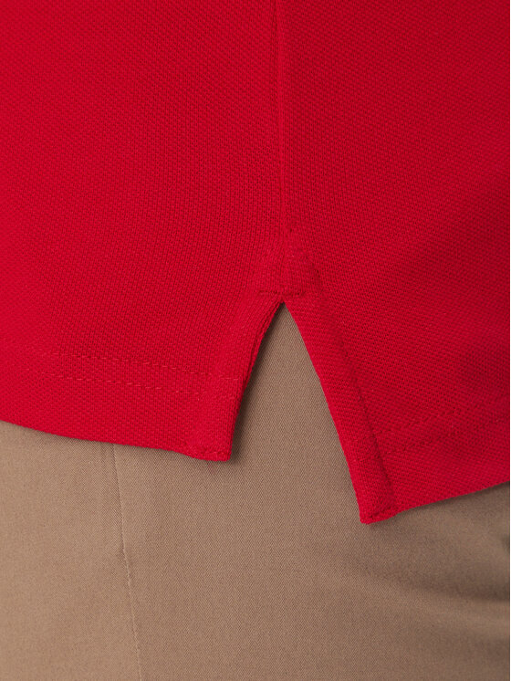 Tommy Hilfiger Tommy Hilfiger Polo Flag Cuff MW0MW38458 Rosso Slim Fit