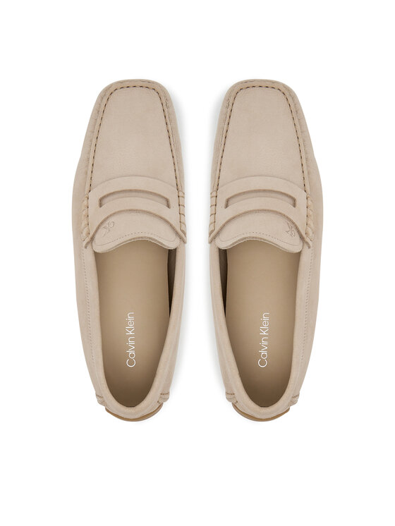 Calvin Klein Mokasíny Calvin Klein Driver Penny Nu HM0HM01866 Béžová