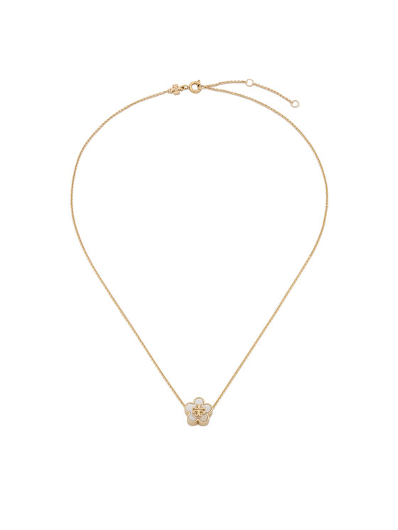 Tory Burch Намисто Tory Burch Kira Flower 158996 Золотий