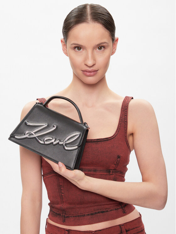 KARL LAGERFELD Geantă KARL LAGERFELD 240W3004 Negru