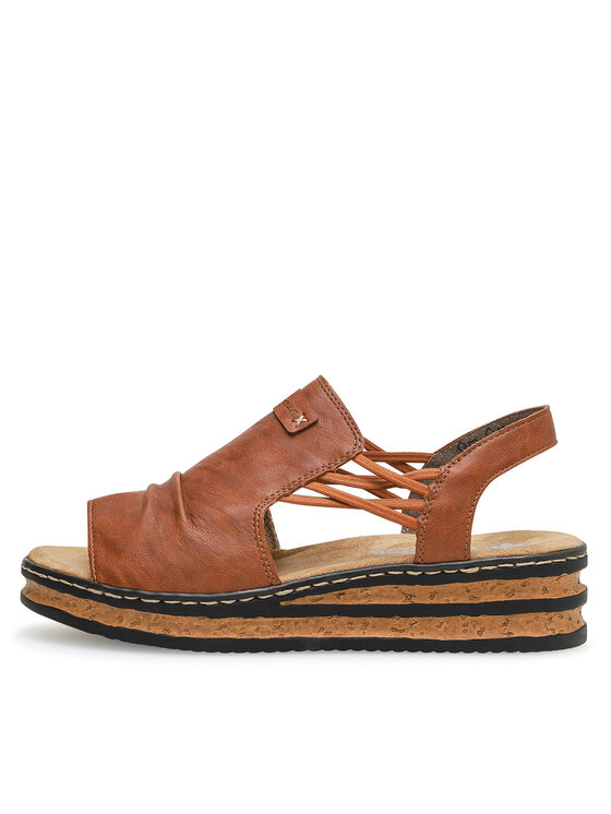 Rieker Sandali Rieker 62962-22 Rjava