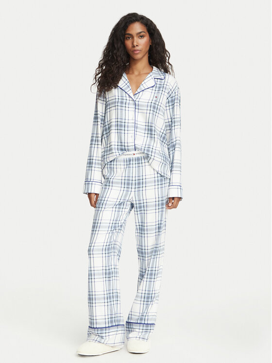 Tommy Hilfiger Tommy Hilfiger Pijama UW0UW06155 De color Relaxed Fit