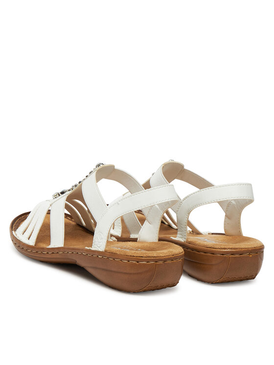 Rieker Sandali Rieker 60839-80 Bela