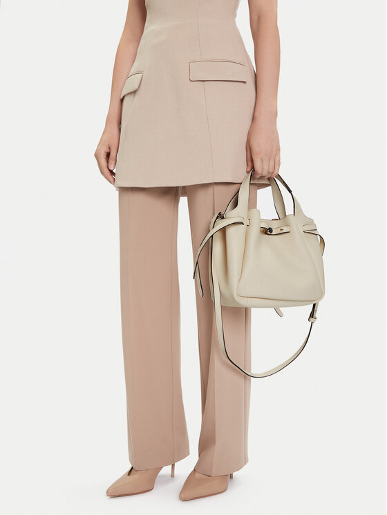 Tory Burch Borsetta Tory Burch Romy Bucket Bag 166982 Crema