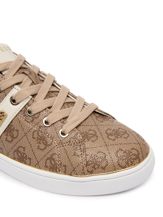 Guess Sneakersy Guess FLFBTZ FAL12 Béžová