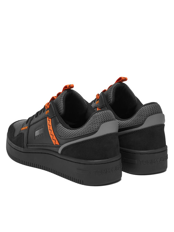 tomi Sneakers Tommy Jeans Tjm Retro Basket EM0EM01657 Negru | Epantofi.ro