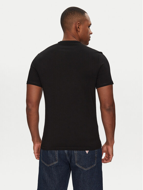 Guess Guess Футболка M5GI07 I3Z14 Чорний Classic Fit