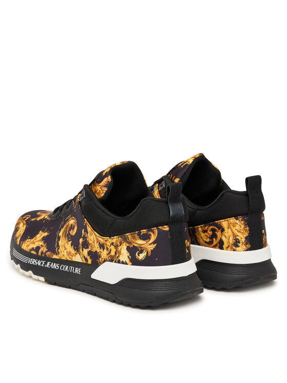 Versace Jeans Couture Снікерcи Versace Jeans Couture 80YA3SA1 Чорний