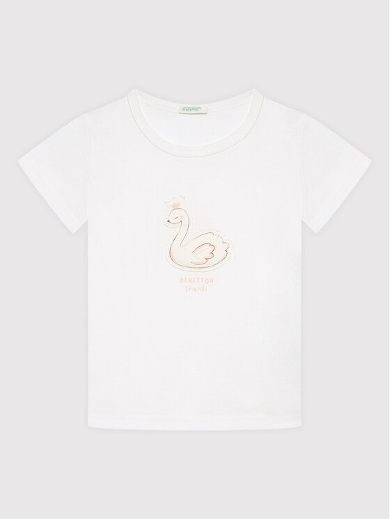 United Colors Of Benetton United Colors Of Benetton Футболка 3I1XA1007 Білий Regular Fit