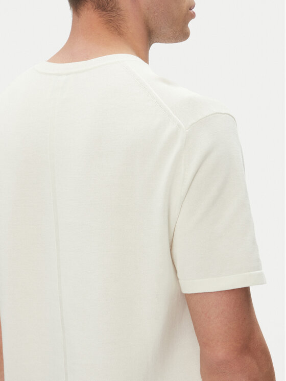 Calvin Klein Calvin Klein Majica Supima LV04LC333G Écru Regular Fit