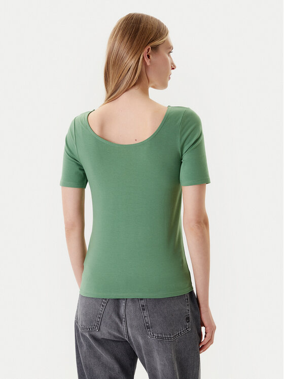 United Colors Of Benetton United Colors Of Benetton Футболка 3FJHD109K Зелений Slim Fit