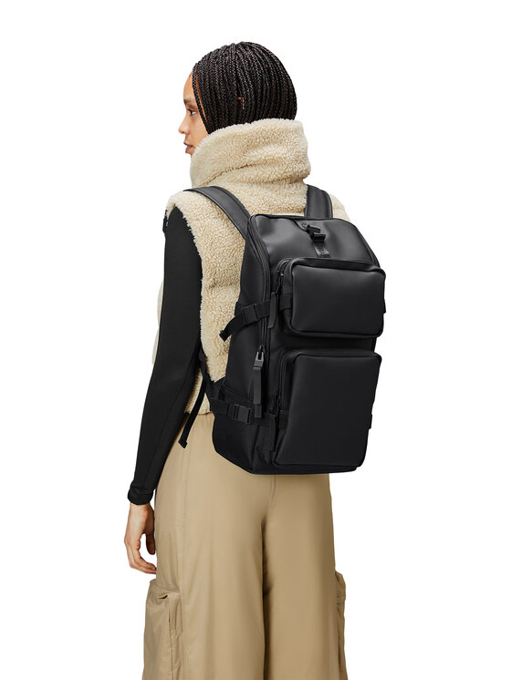 Rains Mugursoma Rains Trail Cargo Backpack W3 14330 Melns
