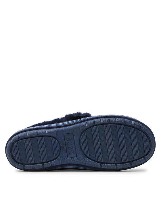 Skechers Papuci de casă Skechers BOBS Movie Night 113486/NVMT Bleumarin
