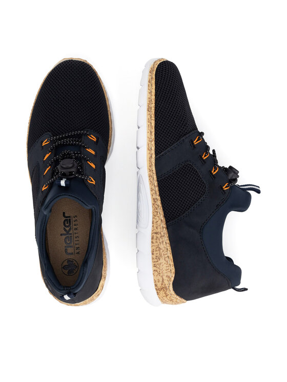 Rieker Sneakersy Rieker N4290-14 Granatowy