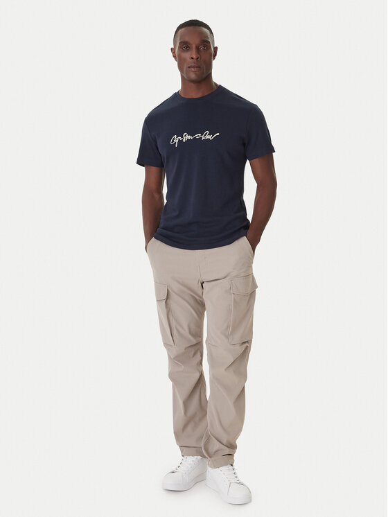 G-Star Raw G-Star Raw T-Shirt G-Script D25150-C812 Σκούρο μπλε Regular Fit