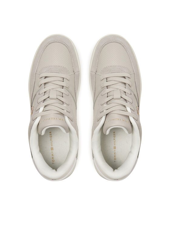Tommy Hilfiger Tenisice Tommy Hilfiger Essent Basket FW0FW08615 Siva