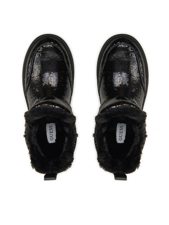 Guess Боти Guess Uniea FLFUNE FAM10 Черен