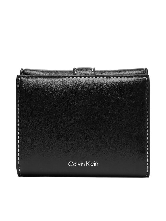 Calvin Klein Πορτοφόλι Calvin Klein Buckle 2 In 1 Wallet LV04F1168G Μαύρο