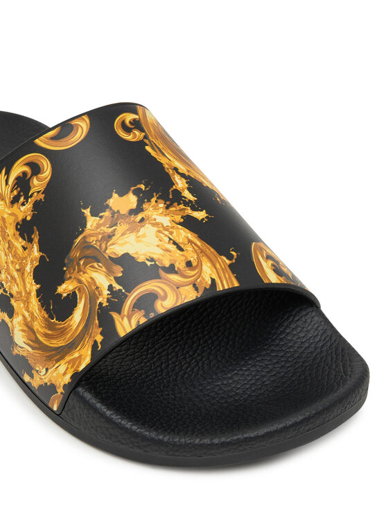 Versace Jeans Couture Шльопанці Versace Jeans Couture 80VA3SQ3 ZS365 G89 Чорний
