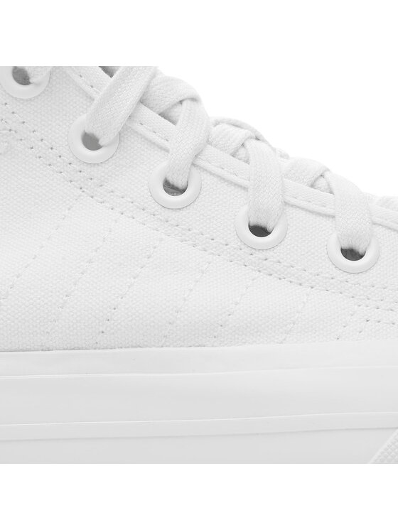 adidas Sneakersy adidas Nizza RF Hi Shoes F34941 Biela