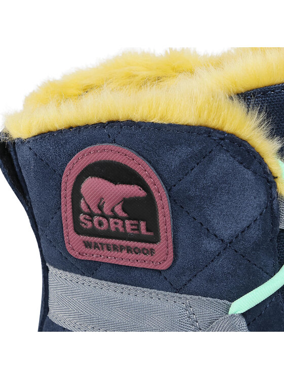 Sorel Škornji za sneg Sorel Glacy Explorer Shortie NL2079 Mornarsko modra