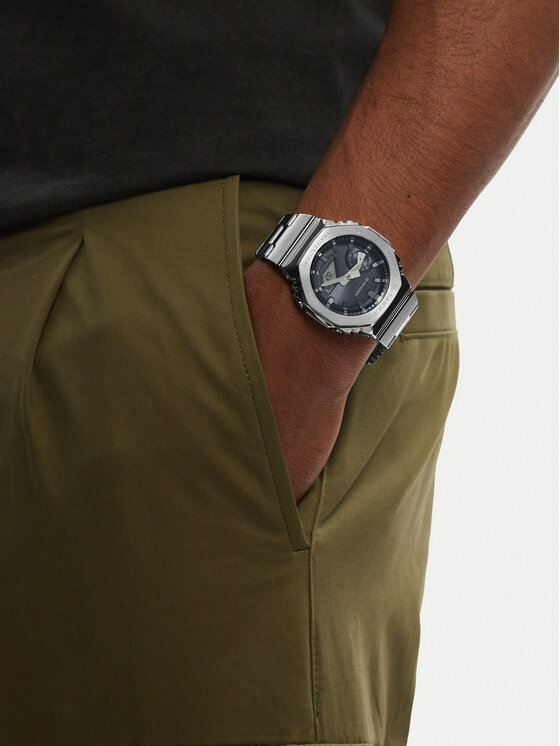 G-Shock Годинник G-Shock GM-2110D-8AER Срібний