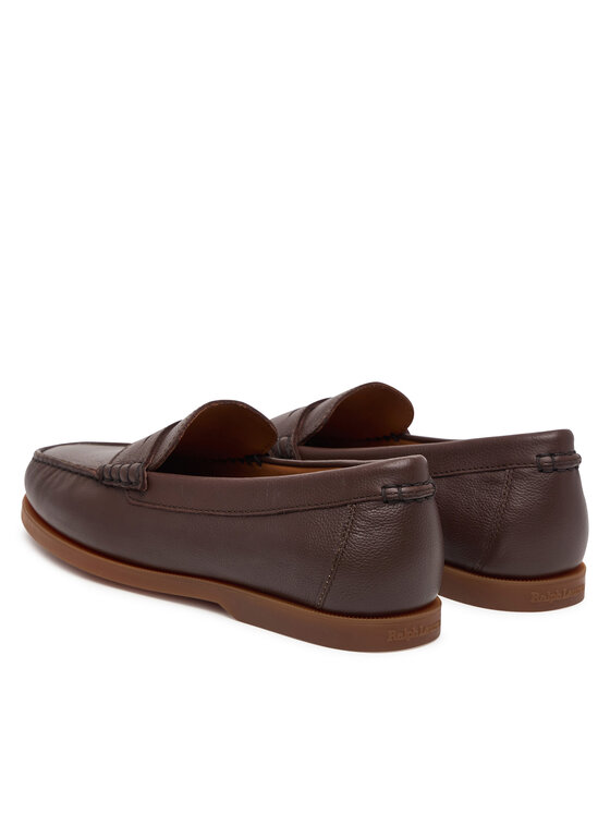 Polo Ralph Lauren Mokasinai Polo Ralph Lauren Merton Penny 803P15850002 Tamsiai ruda