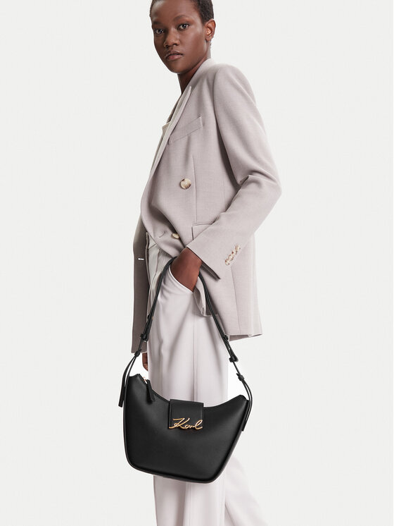 KARL LAGERFELD Rankinė KARL LAGERFELD A3W30046 Juoda