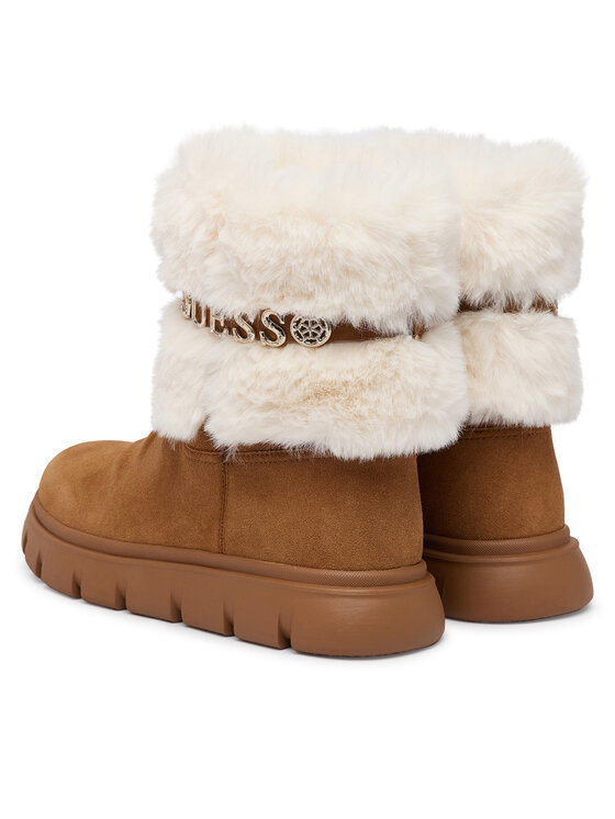 Guess Апрески Guess FLFMEL ELE10 Светлокафяв