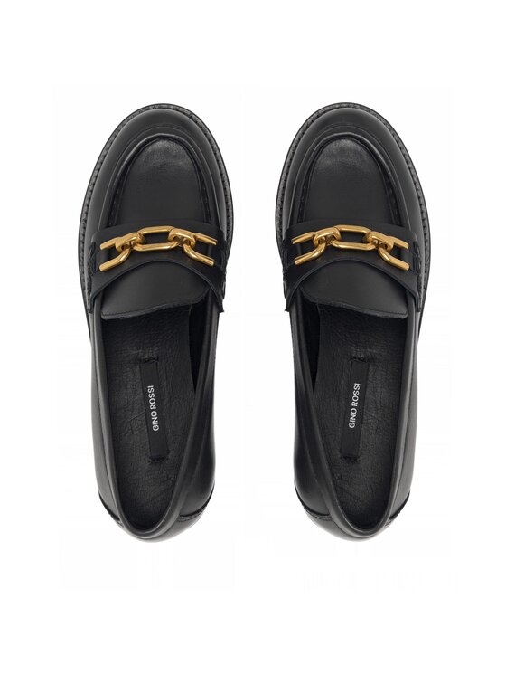 GINO ROSSI Loafersy Gino Rossi Sara 23SS91 Černá