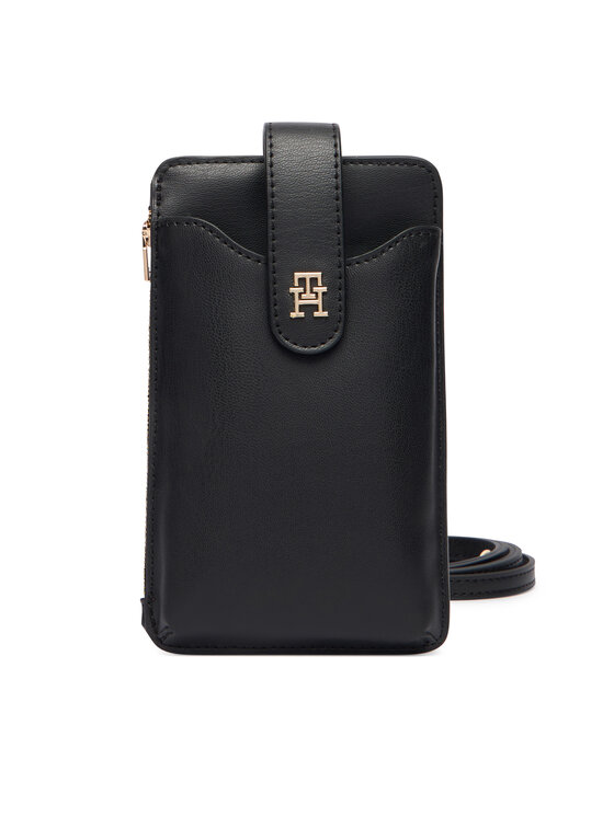 Tommy Hilfiger Custodia per cellulare Tommy Hilfiger Th Icon Phone Wallet AW0AW18137 Nero